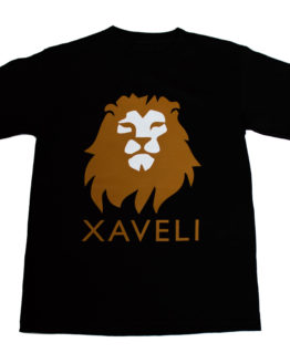 Xaveli Black & Wheat Logo Tee (White BKG)