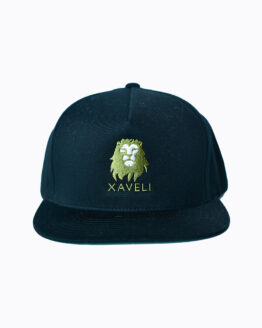 Black & Olive Snapback Front