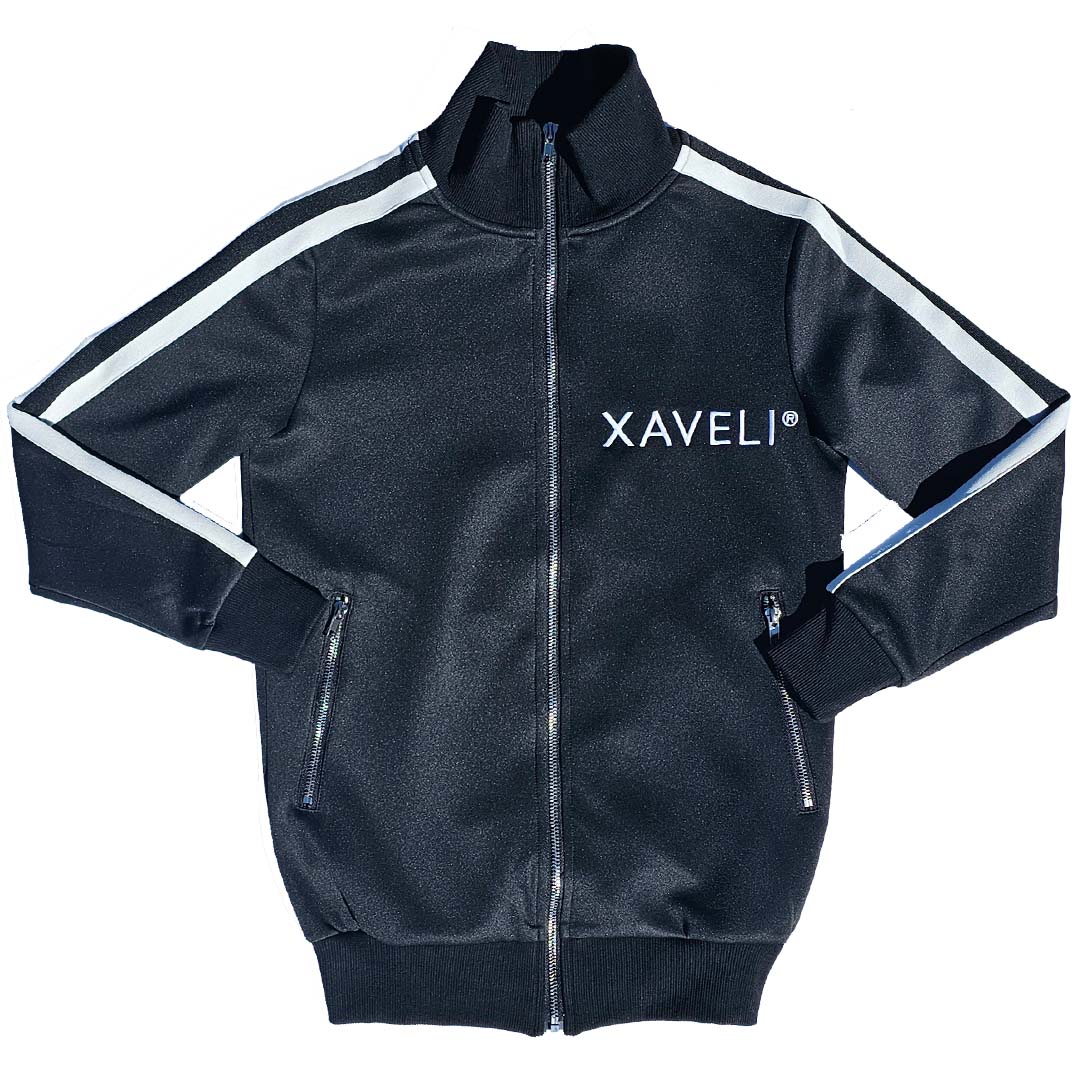 Xaveli Black Track Jacket #3