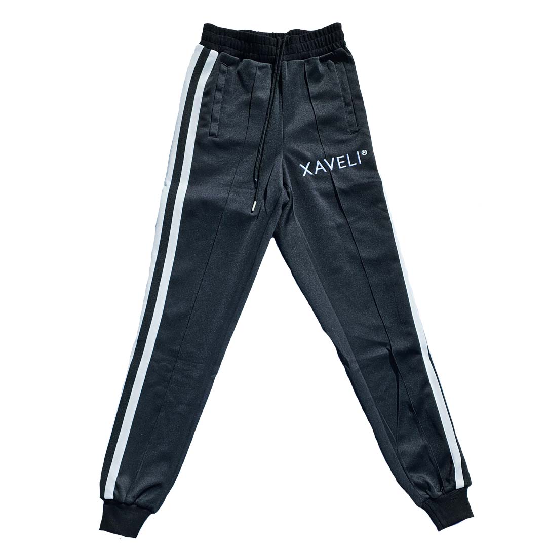 Xaveli Black Track Pants