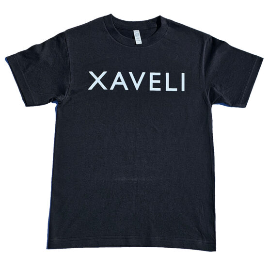 Xaveli Text Logo T-Shirt (Black)